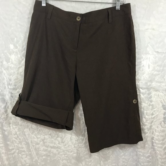 Weatherproof Women's Roll-Tap Bermuda Shorts - Picture 6 of 9